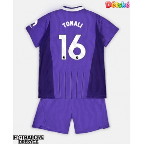 Tottenham Hotspur Sandro Tonali #16 Dětské Alternativní dres komplet 2026-27 Krátký Rukáv (+ trenýrky)